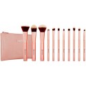 BH cosmetics Metal Rose – 11 Piece Brush Set With Cosmetic Bag