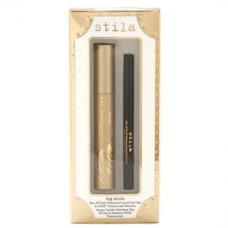 STILA  Stay All Day Waterproof Liquid Eye Liner & HUGE Extreme Lash Mascara - Big Shots