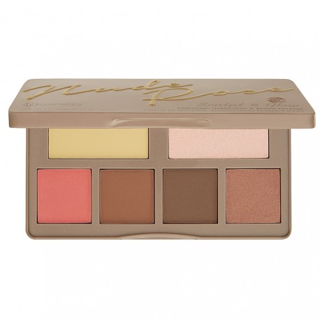 BH cosmetics Nude Rose Sculpt & Glow Palette