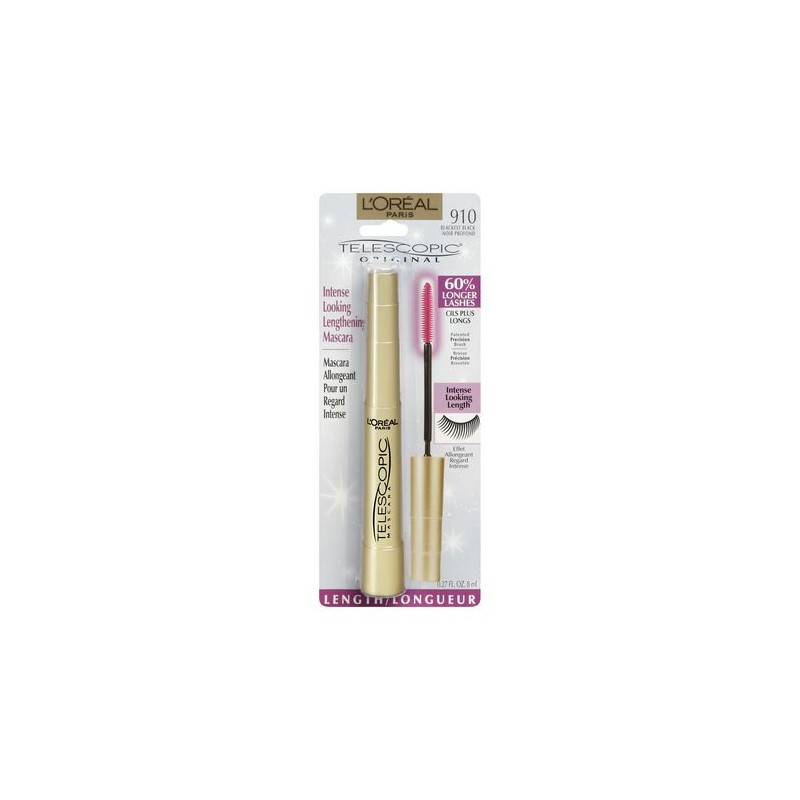 L'OREAL Telescopic Mascara Blackest Black - BeautyKitShop