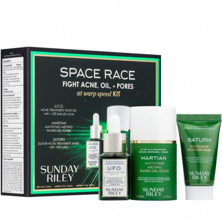 SUNDAY RILEY Space Race Fight Acne, Oil + Pores at Warp Speed Kit