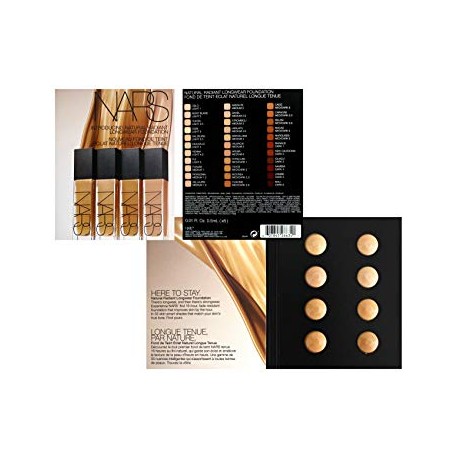 Nars Natural Radiant Longwear Foundation Sample Card