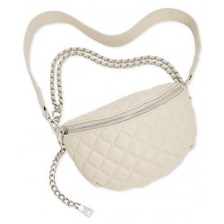 Steve Madden Mandie Convertible Fanny Pack, cream