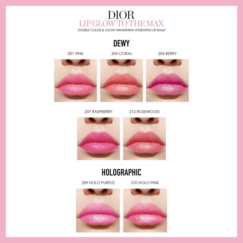 dior lip glow to the max swatches