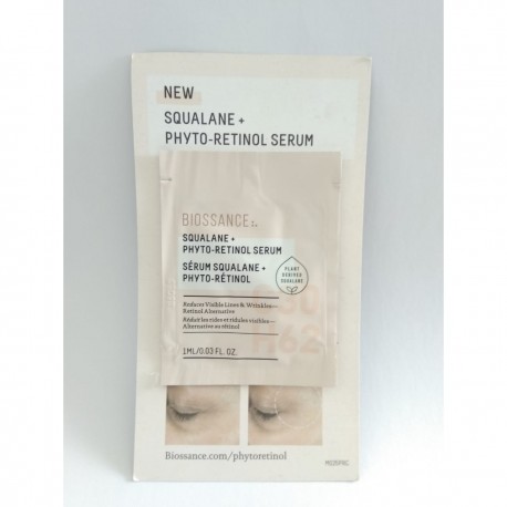 Biossance Squalane + Phyto-Retinol Serum Sachet