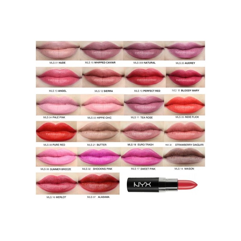 Nyx Cosmetics Matte Lipstick Beautykitshop
