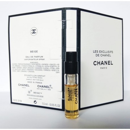 Chanel les exclusive Beige EDP Vial Parfum - BeautyKitShop