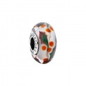PANDORA Christmas Holly' Murano Glass Bead Charm
