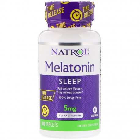 Natrol Melatonin 5 mg Time Release 100 Tab