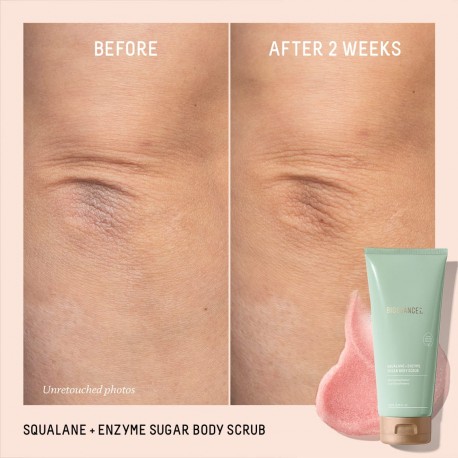 Biossance Squalane + Enzyme Sugar Body Scrub 60ml unbox