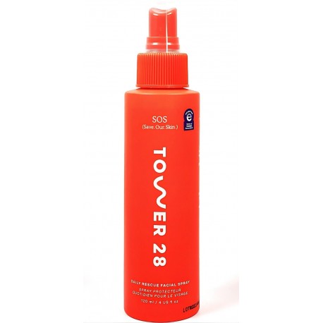 Tower 28 Beauty SOS Daily Rescue Facial Spray Unbox