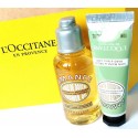 L'Occitane Amande Almond Delicious Hands Cream + Shower oil Set