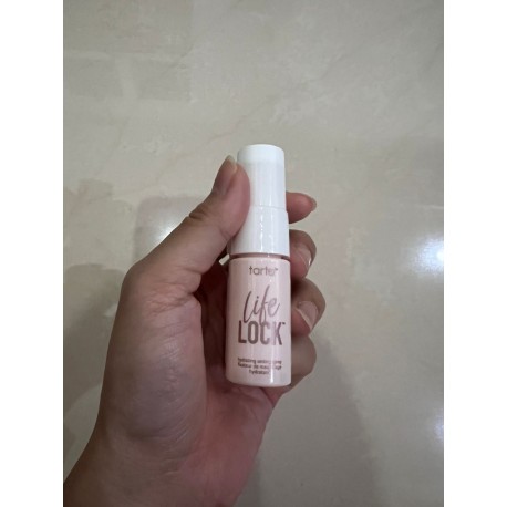 Tarte travel-size Life Lock hydrating setting spray